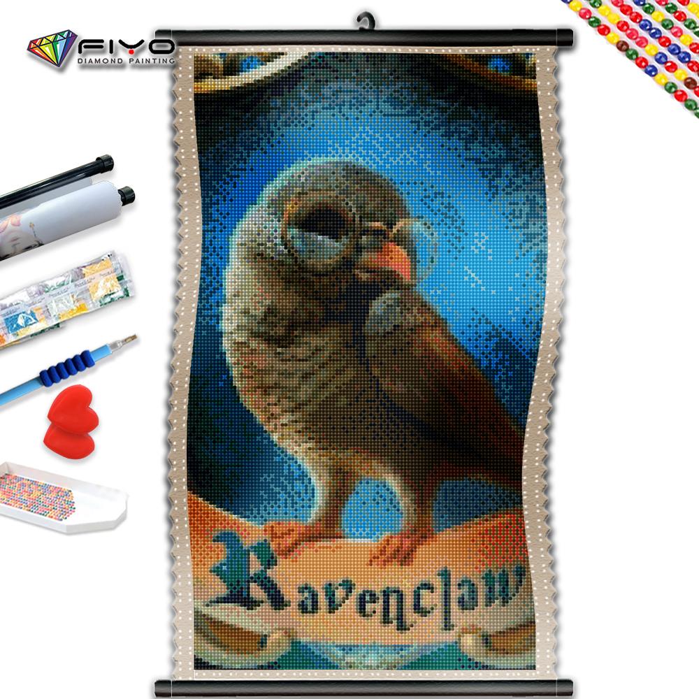 

5D DIY Рамка Алмазная картина животное Очковая Сова Вышивка крестом Мозаика Картина Настенное украшение дома