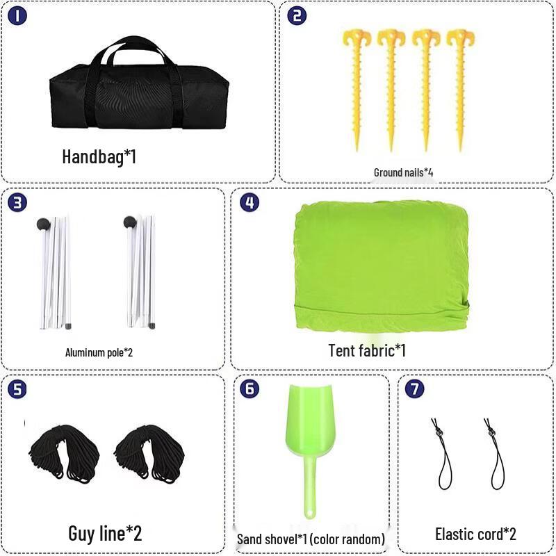 Zhuochuang Jingpin Portable Outdoor Tarp Tent