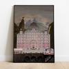 Wes Anderson Klassisches Filmcover Poster The Grand Budapest Film Leinwandgemälde Druck Minimalistische Wand-Wohndekoration Weihnachtsgeschenke