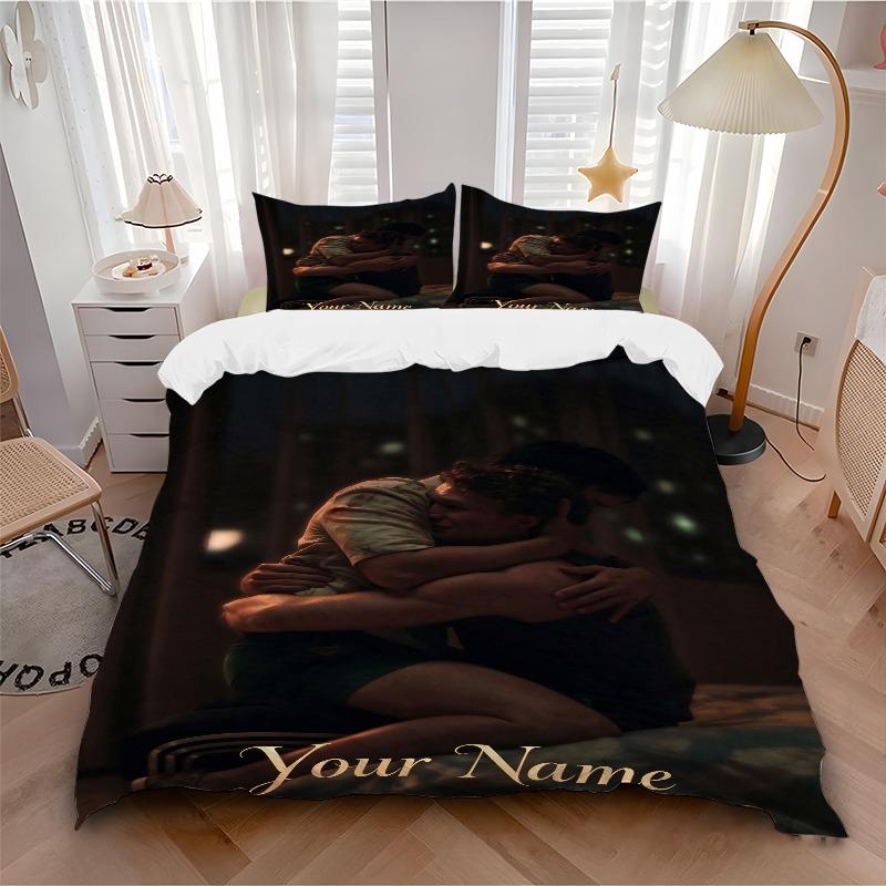 Custom 3Pcs Nighttime Embrace Bedding Sets For All Sizes New 3D Printed Bed Cover Comforter Duvet Cover Pillowcase Bedroom Decoration