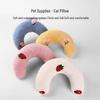 U-Shaped Anti-Scratch Cervical Pillow & Cat Toy for Pets