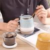 Ceramic Kiln-changed Tea Mug Nordic Style Milk Mug Household Tea Separation Cup  Office