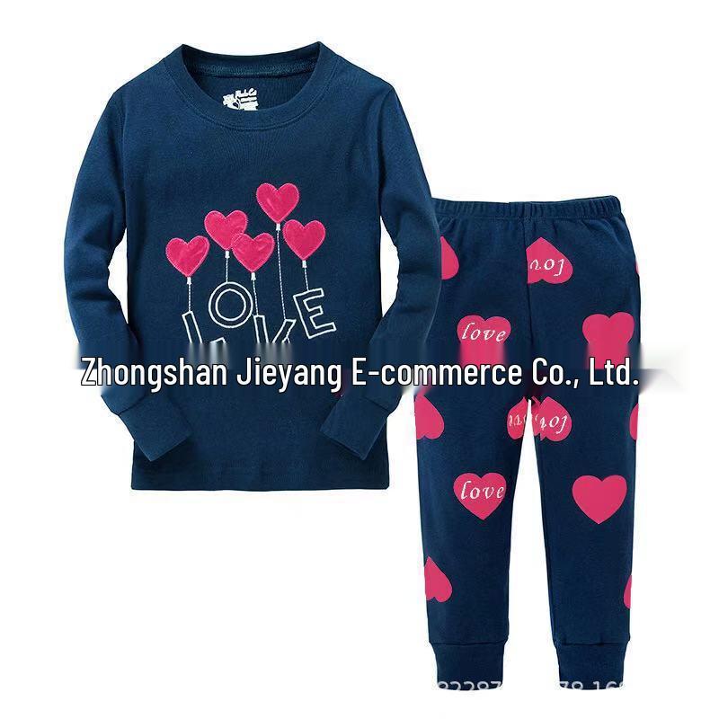 2025 Dinosaur Pattern Kids Homewear Set - Children's Clothing