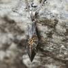 Retro Make-a-wish Stone Necklace For Men Gender Neutral Style Meteorite Color Pendant Men Hip-hop Sweater Chain Accessories