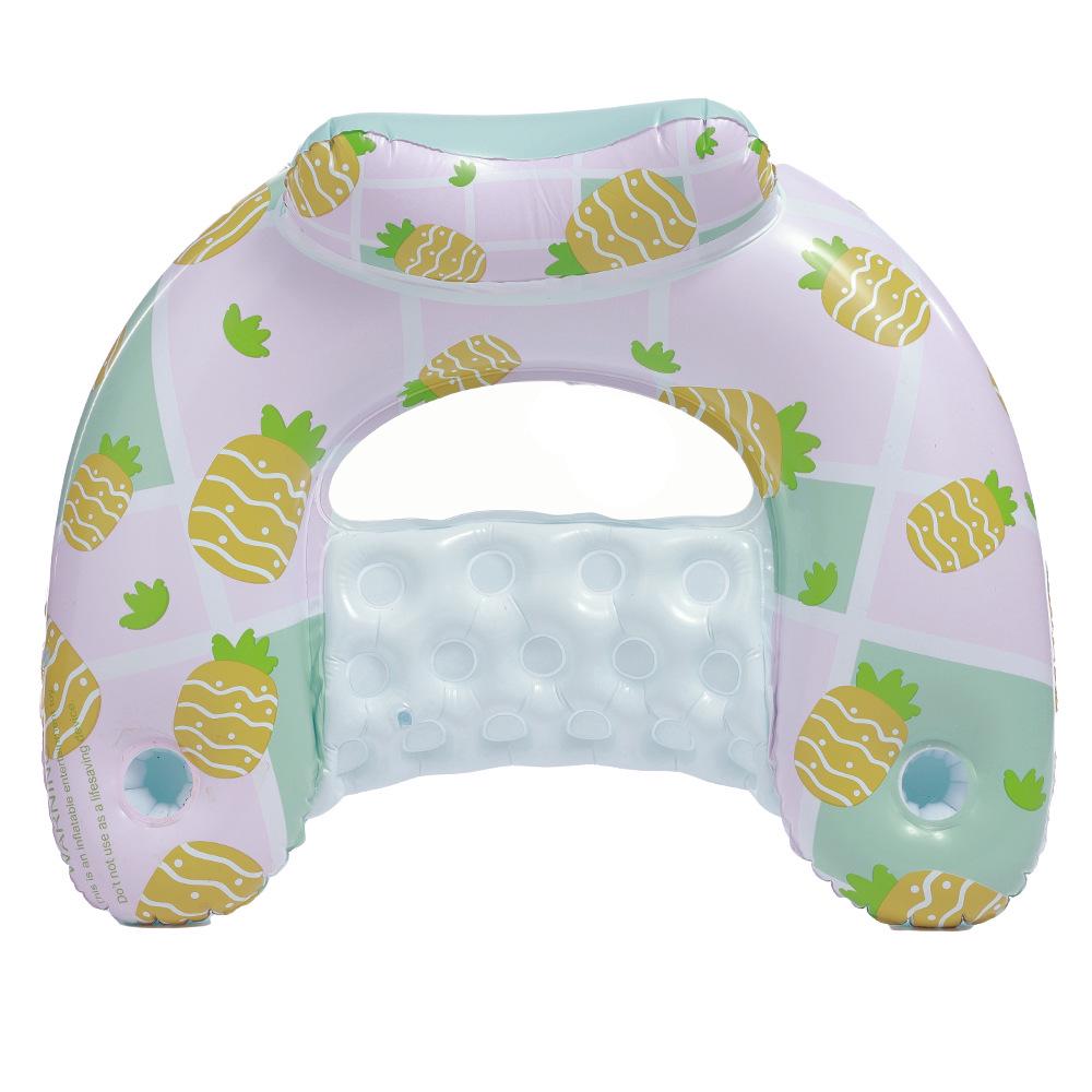 New Style Daisy Stripe Inflatable Pool Float Lounger