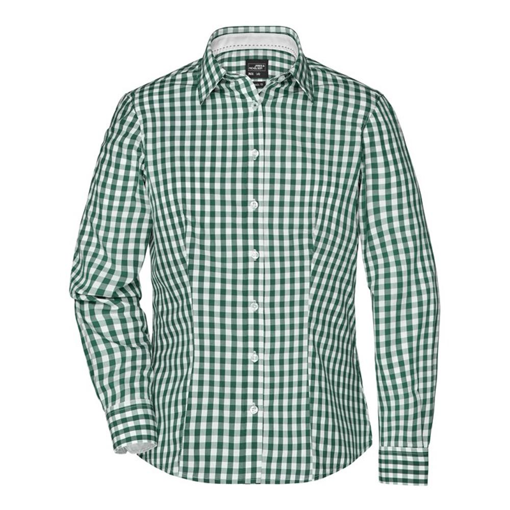 James and Nicholson Womens/Ladies Checked Blouse