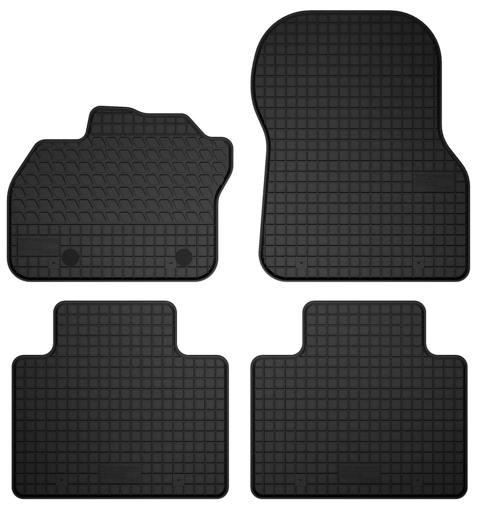 set of rubber mats for: Renault Zoe hatchback (from 2012 to 2024)