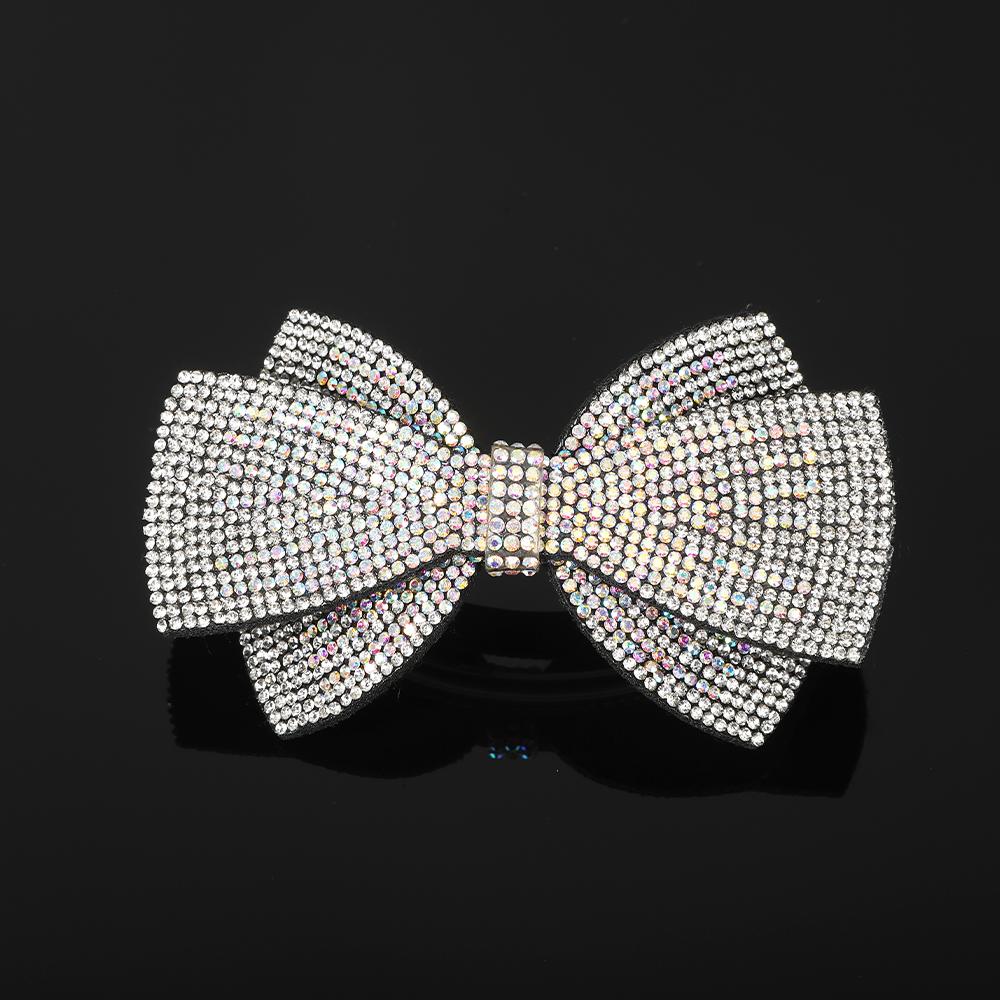 

Многостильная заколка для волос со стразами, двойной бант, пружинный зажим, заколки-топ в стиле феи, заколки для волос на затылок, заколки-бабочки, повязка на голову для женщин, головной убор