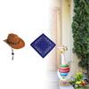 Porch Goose Cowboy Hat and Bandana Scarf Western Theme Outfit for Cement Bird Statue Lawn Patio Decoration