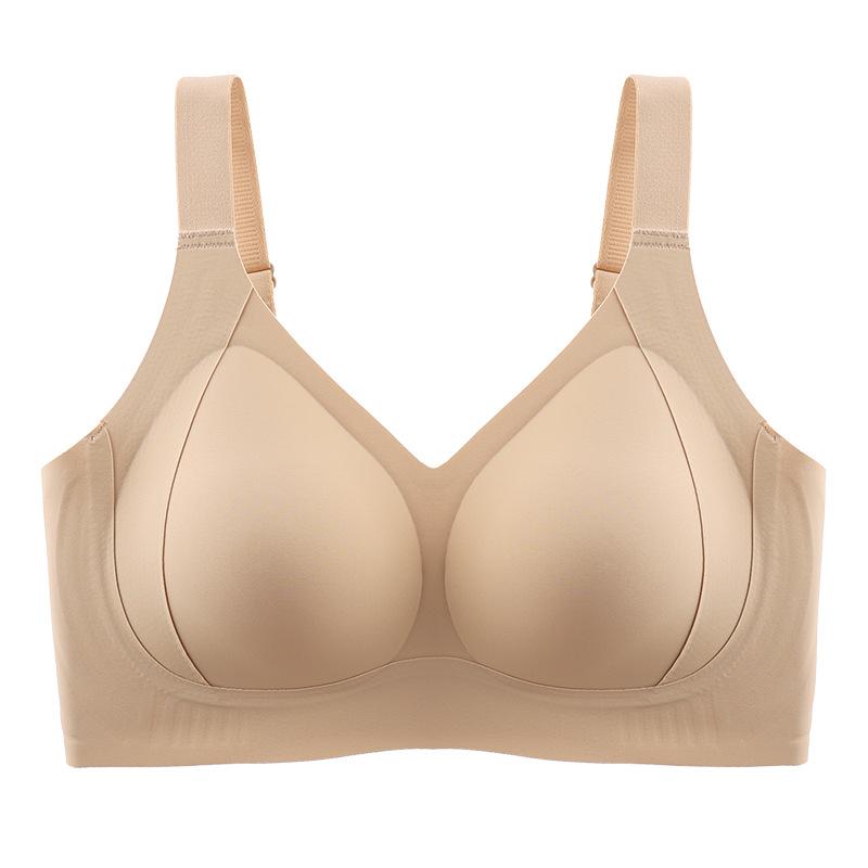 

Женское нижнее белье Втягивающий грудь Антипровисающий бюстгальтер Бюстгальтер с полной чашкой Бесшовный бюстгальтер Бюстгальтер большого размера Бюстгальтер пуш-ап 3XL хаки