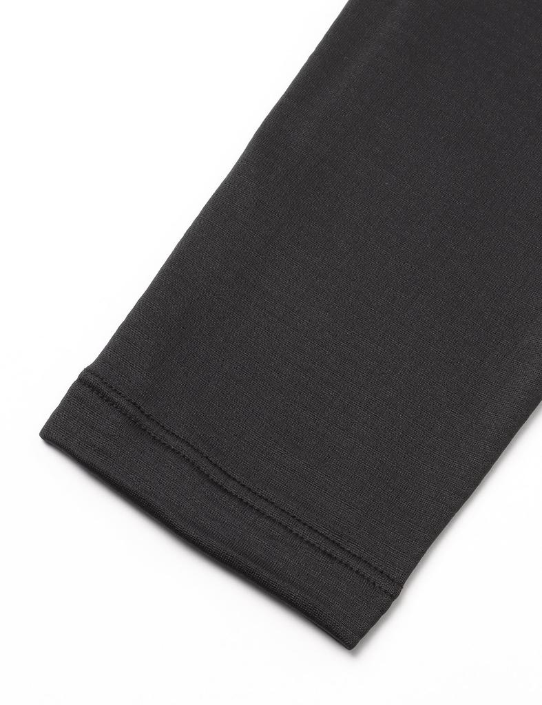 BVD Instant Warm Long Soft Black GRID-TEC Fleece-Lined Leggings, Leggings, Warm, Moisture-Wicking, Stretch, Anti-Static, Touch, Men's,