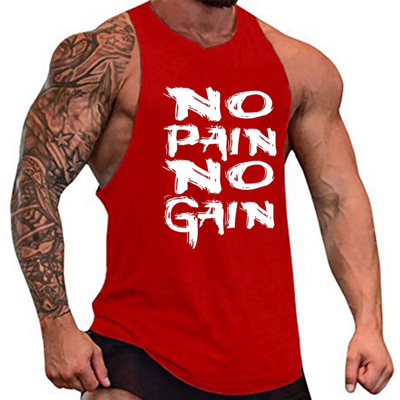 Men's Plus Size Sleeveless Sports Vest for Summer Fitness and Basketball