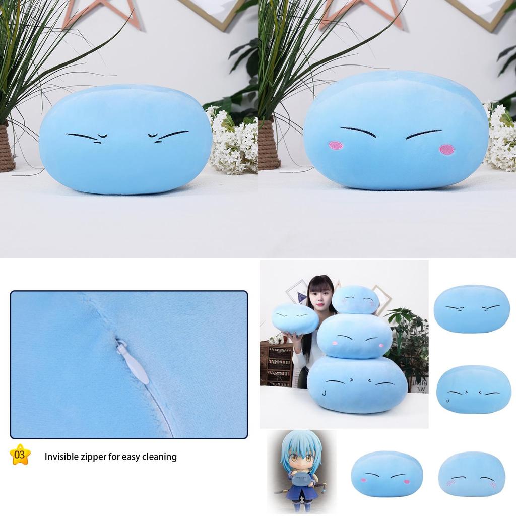 Super Soft That Time I Got Reincarnated As A Slime Cartoon Plush Toy Throw Pillow For Kids