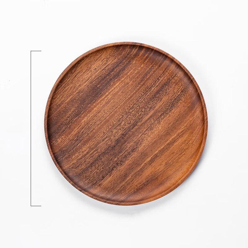 Yuyi Angel Round Wooden Dry Bubble Tea Tray Set