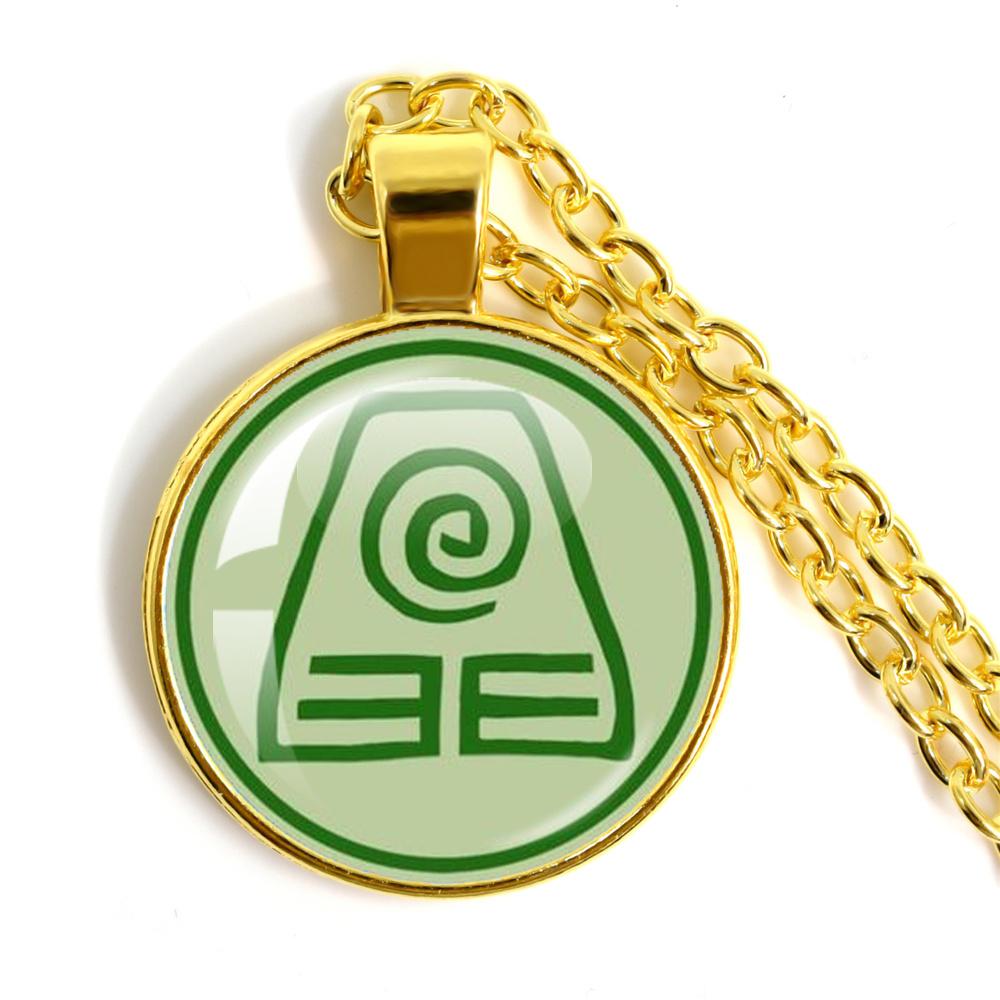 אנימה האוואטר: כשף האוויר האחרון שבט האש והמים יסודות המים אדמה אש ואוויר כיפה זכוכית קבושון שרשרת מתנה