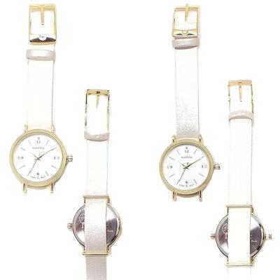 [Fieldwork] Fieldwork Watch Analog Tenfi Diameter 28.5mm Reversible Leather Strap White Silver ST224-1 Women's