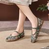 Fashion Women Elegant Flats Shoes Ladies Casual Summer Breathable Loafers Footwear Floral Embroider Mesh Fashionable Versatile Shoes