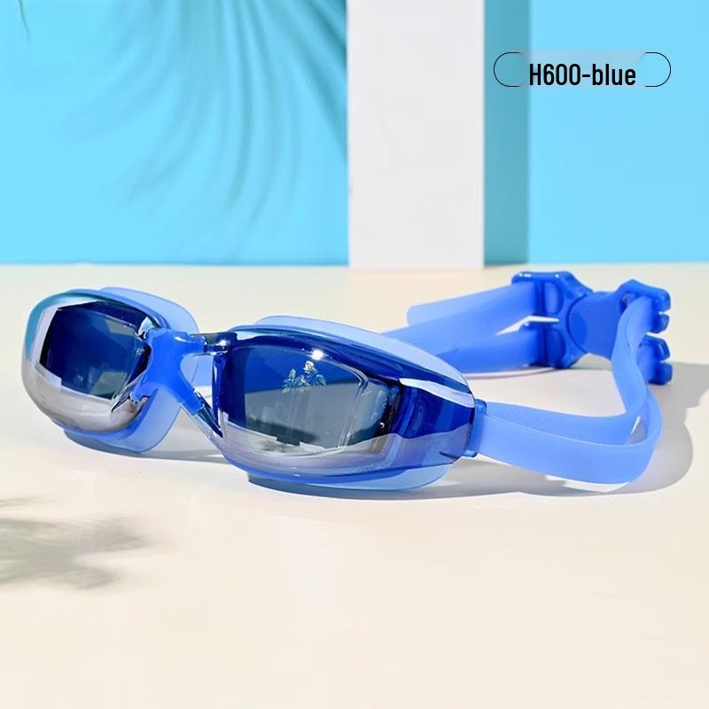 Yuzhan Unisex HD Swimming Goggles with Integrated Earplugs