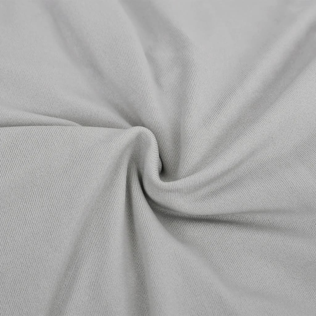 Vidaxl Elastic 2-Seater Sofa Cover, Grey, Jersey