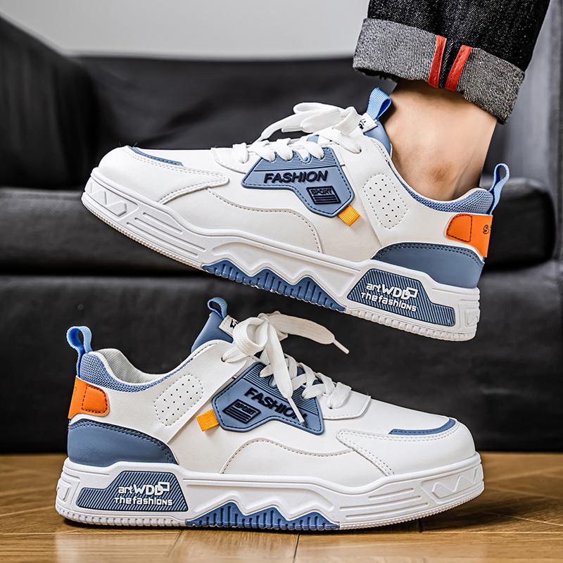 Herren Freizeitschuhe für alle Jahreszeiten Mode Skateboarden Studenten Bequeme Sneaker Jungen Trendige Schuhe mit weicher Sohle Atmungsaktiv