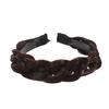 1pc Wig Twist Headbands for Women Wide Fishbone Braids Hairbands Handmade Retro Head Hoop Styling Headwear Accessories