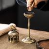Matel Magpie Hollow Lamp Sandalwood Fragrance Censer Smoking Backflow Incense Holder Tea House Ornaments Study Room Home Decor