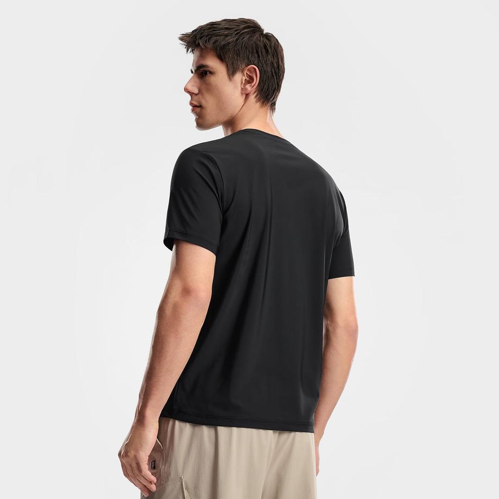 FILA T Shirts Men's Jet Black Crew Neck A51M621107FBK