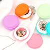6 Stück zufällige Farben Macaron-Aufbewahrungsbox Süßigkeiten-Organizer für Radiergummi Geschenk Zuhause Kleine Macaron-Schmuckaufbewahrungsbox