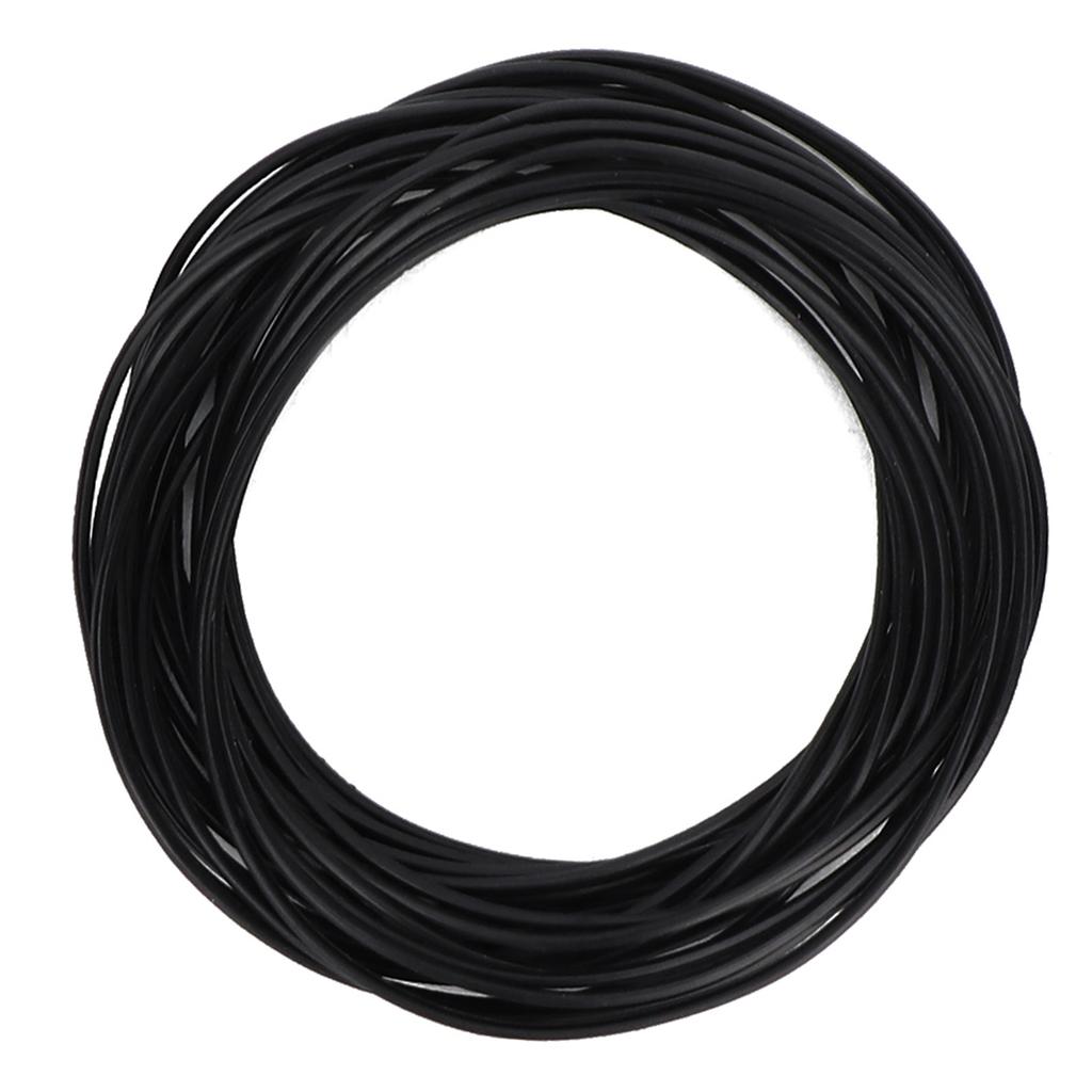 200pcs O Ring Waterproof Rubber Seal Watch Back Cover Seal Gaskets Repairing Tool (0.6mm )