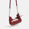 Charming Magnetic Attraction Niche Chain Red Wedding Bag Underarm Bag 2024 New Model High-end Sweet Cool Hot Girl Style Single Shoulder Crossbody Bag
