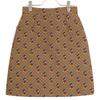 Gucci XDisney Disney [Excellent Condition/Domestic Authentic] 602249 GG Mickey Mouse Skirt 38 BrownUsed