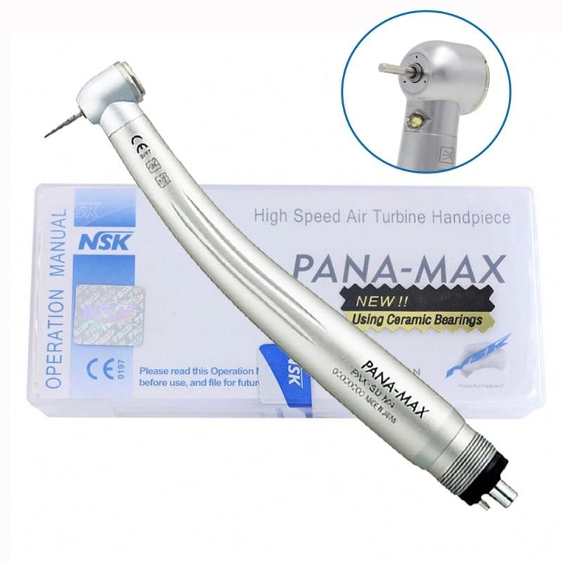 Handheld Dental Restoration Equipment Portable Push Button Dental High Speed Handpiece 4 hole Air Turbine Handpiece LED