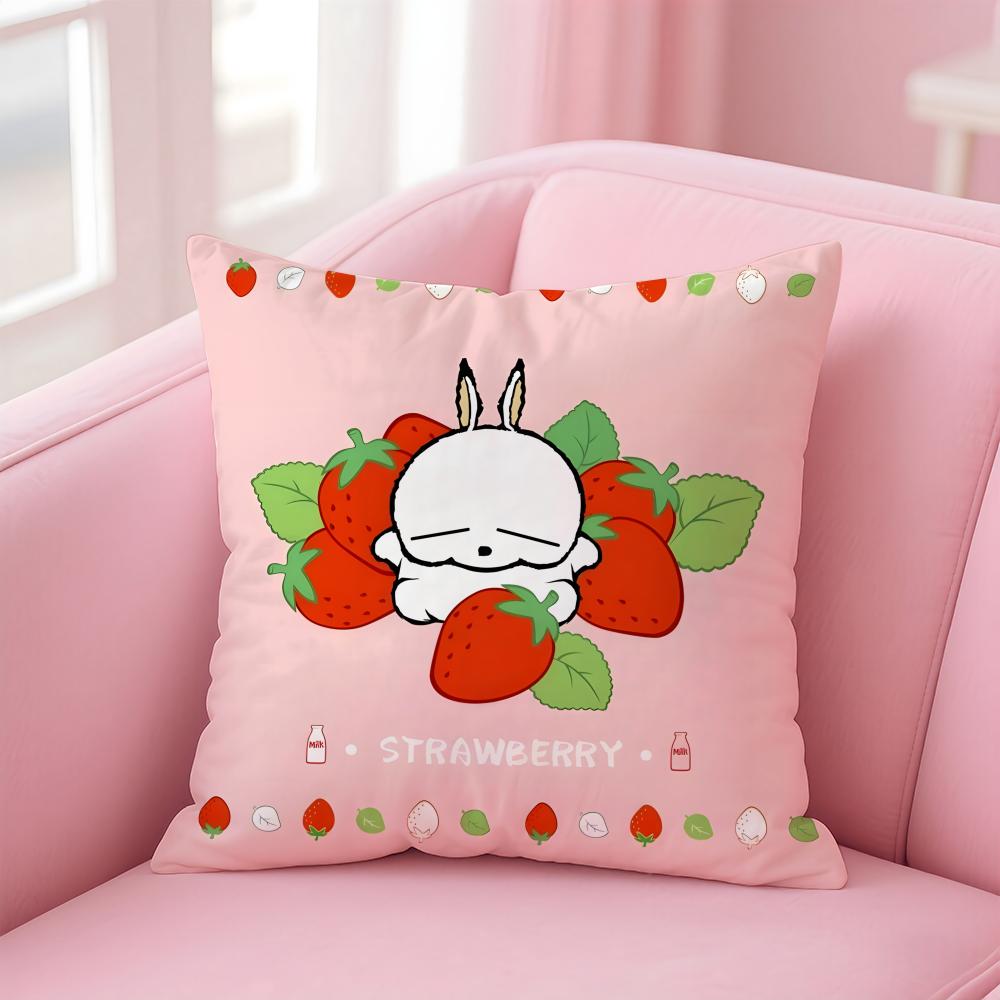 Cartoon M-MASHIMARO Cushion Cover Home & Car Multi-Scene Pillow Cover - Reversible, Soft & Durable for Daily Use