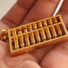 Practical Metal Abacus Keyring Gold Silver Women Jewelry for Everyday Adornment