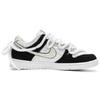 Nike Dunk Low White Paisley Low Top Skateboard Shoes Women's Black White Beige DJ9955-100(Team33-)