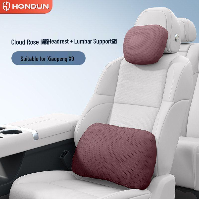 Xiaopeng X9 Headrest Lumbar & Neck Support Pillow - Car Interior Essential Accessory