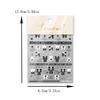 Pretty Snowflake Bow Crystal Ball Nail Art Sticker Embossment Self Adhesive Nail Sticker New Year Christmas Manicure Decals Gift