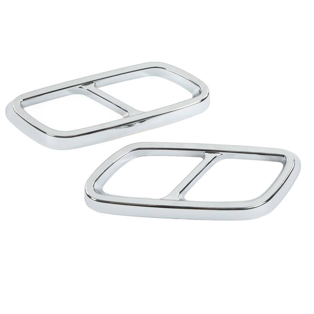 Pair Rear Exhaust Muffler Tail Pipe Cover Trim Replacement for Mercedes?Benz C?Class W206 2021 Up