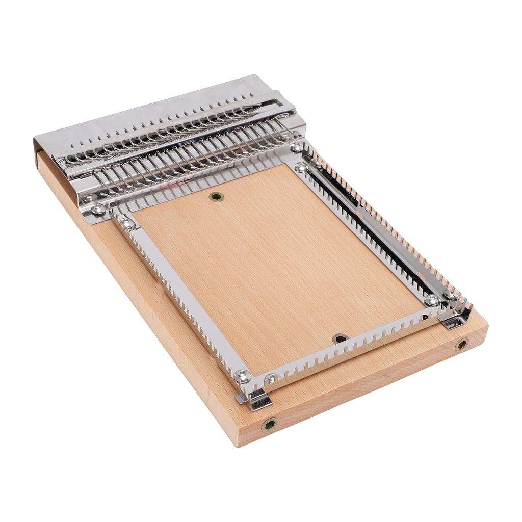 Small Weaving Machine Stainless Steel Wooden Handmade Knitting Machine Weaving Tool for Clothing Blanket DIY