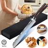 ZENG Kitchen Bread Knife Serrated Design Laser Damascus Wood Handle Slicing Chef Knives Stainless Steel Blade Chef Cake Tool