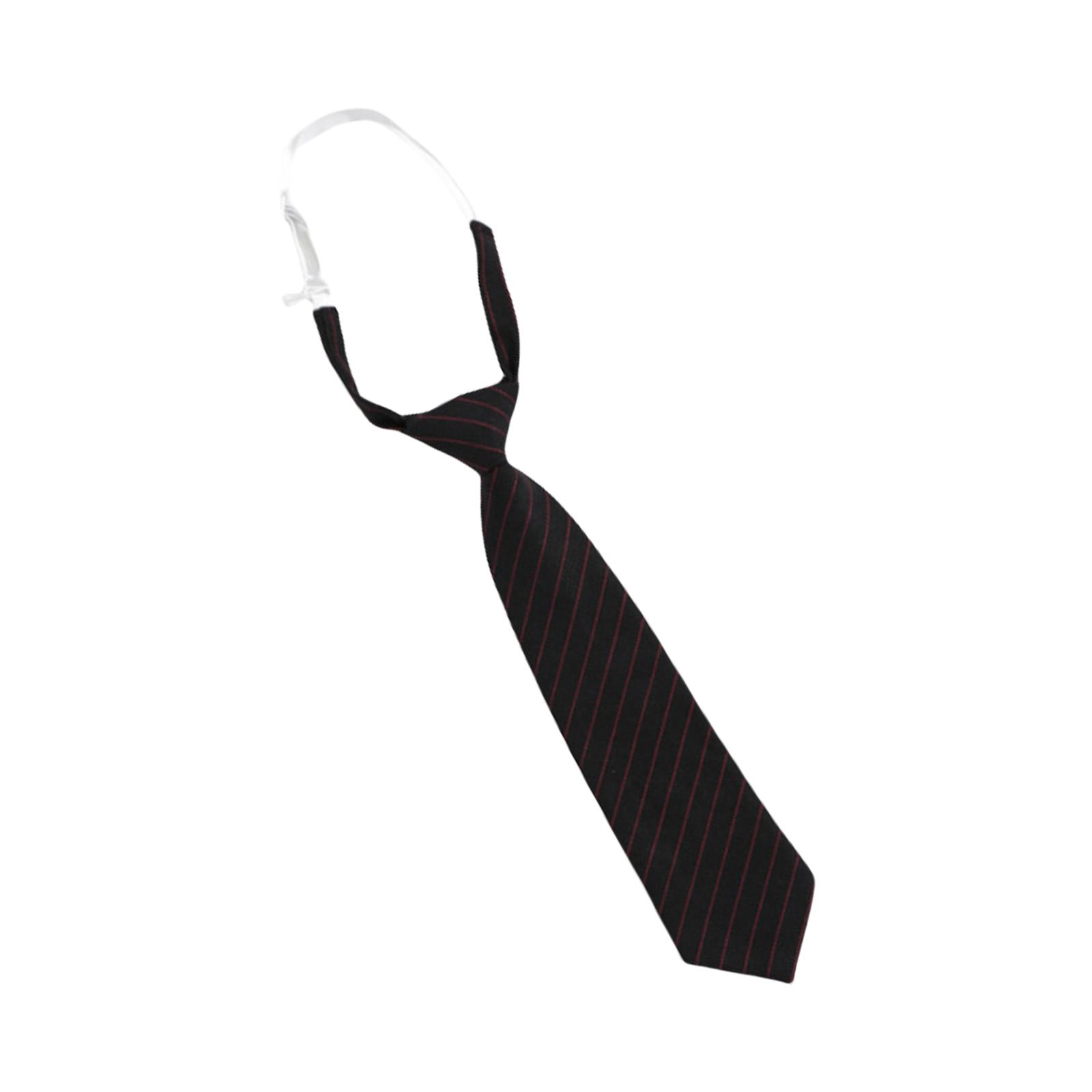 

Jk Uniform Striped Ties Съемный воротник Япония Jk Seifuku Косплей Предварительно завязанный галстук Школьница JK Костюм Галстук 5