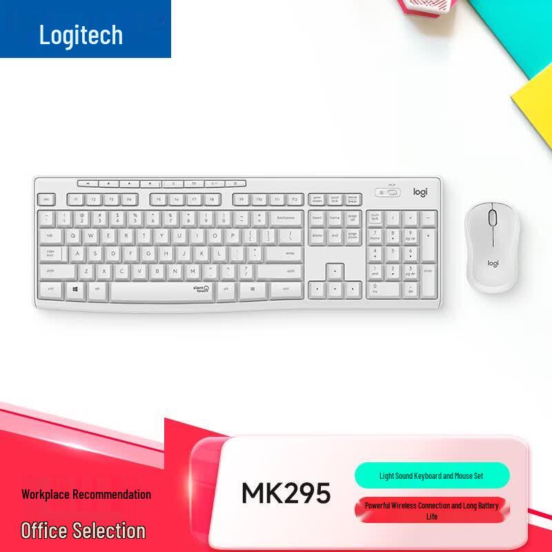 Logitech MK295 Wireless Silent Keyboard and Mouse Combo