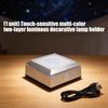 LED Touch Sensitive Crystals Atmospheres Lamp Base Featuring Dimmable Light for Jewelry Display and Home Decoration
