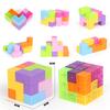 TOYS Magnetic Magic Cube Building Blocks Antistress Cubo Educational Learning 3D Puzzle Toys For Children Color Random