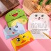 Adorable Animal Cartoon Greeting Card with Envelope - DIY Folding Thank You Card for Kids