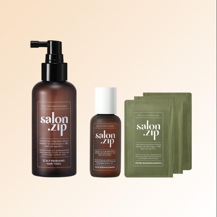 

[Salon House] Тоник для обновления кожи головы 150 мл / Водный уход 200 мл / Шампунь с протеинами 400 мл, Из КОРЕИ Tonic 1ea + Sample