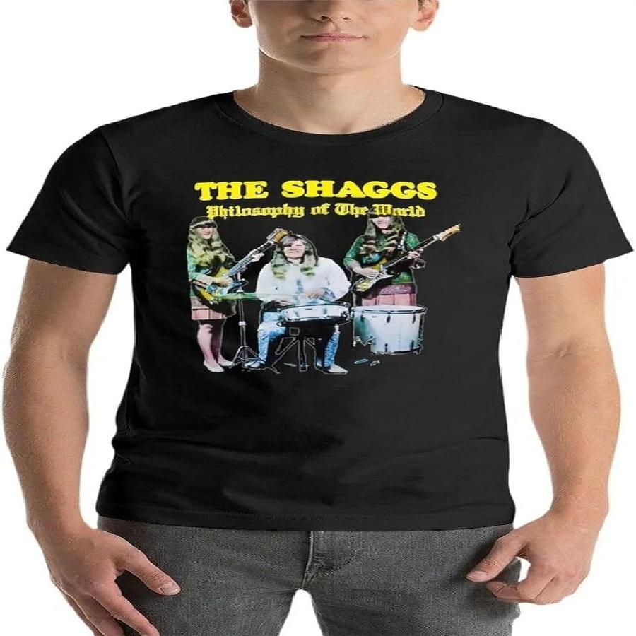 FTYHKsedhcx The-Shaggs-T-Shirt-Custom-t-Shirts-Shirts-Graphic-tees-Fitted-t-Shirts-for-Men S