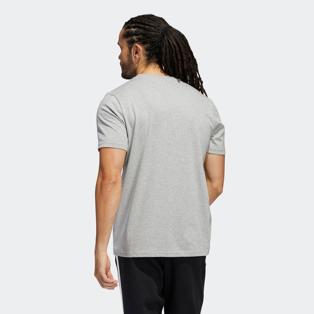 New Adidas T Shirts Men's Medium Heather Gray HE4792