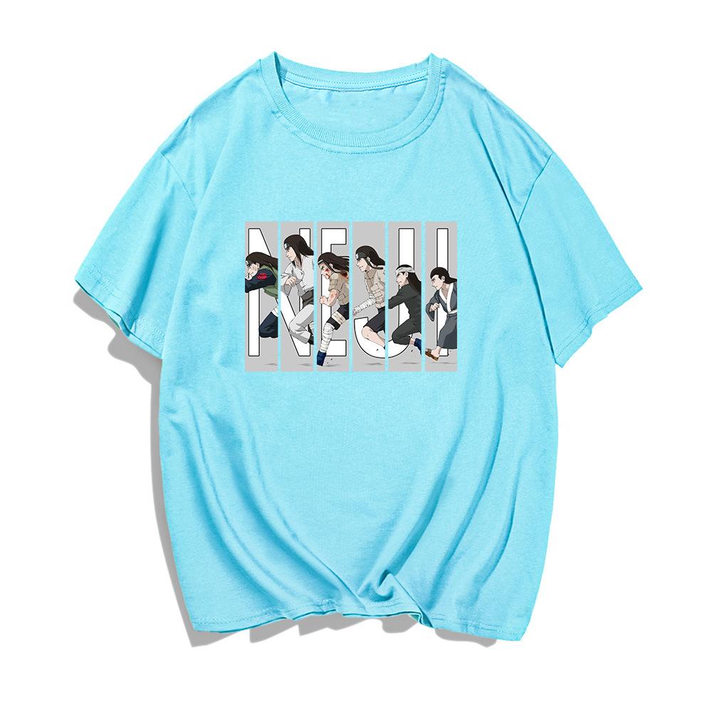 Short-sleeved men's summer tide brand joint cartoon animation peripheral pure cotton loose trend T-shirt 0207
