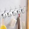Modern Minimalist Wall Mount Heavy Duty Coat Hook With 5 Hooks For Bathroom And Hotel Doors